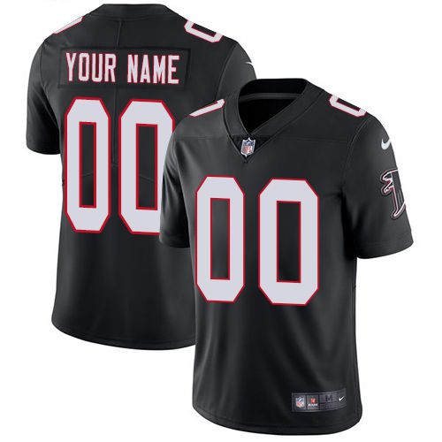 Nike Atlanta Falcons Black Men Customized Vapor Untouchable Player Limited Jersey->customized nfl jersey->Custom Jersey